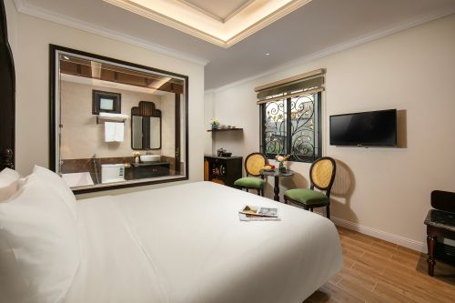 Deluxe Double Studio Apartment (La Passion Hanoi Hotel &  Apartment - Add : 64 Phất Lộc Alley)
